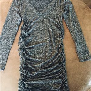 Riler Grey Fitted Mini Dress Brand New Size 0